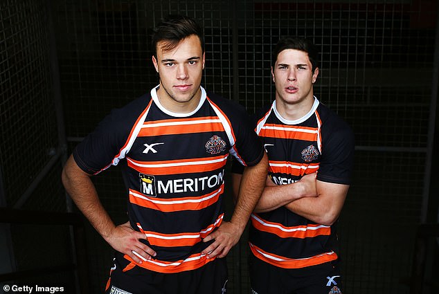 Wests Tigers young guns Luke Brooks and Mitchell Moses were hailed as the future of the club. Moses is now at Parramatta and Brooks will leave the club in 2024