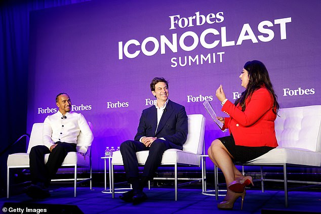 Das Paar teilte sich am Montag die Bühne beim Forbes‘ Iconoclast Summit 2023 in New York