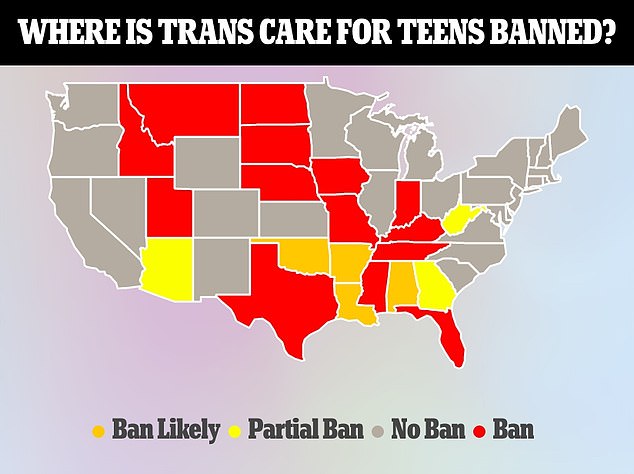 Mindestens 20 Bundesstaaten haben Schritte unternommen, um die Übergangsgesundheitsversorgung für Transjugendliche einzuschränken oder ganz zu verbieten