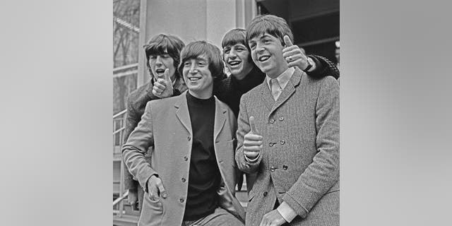Die Beatles in den Abbey Road Studios