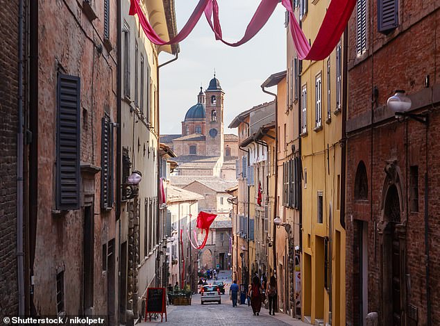 „Keine Worte, Fotos oder Fantasieflüge können Sie auf Urbino (oben) vorbereiten“, sagt David