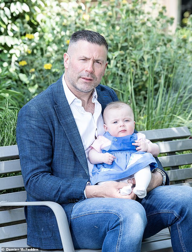 Amidst this emotional turmoil, Scott was also coming to terms with the fact he was a father. Pictured with daughter Ophelia