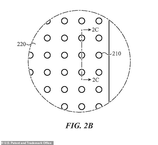 Apples neues Patent mit dem schlichten Titel „Spatial Composites“ gab Hinweise darauf, dass das Unternehmen einen Plan hatte, wie sich der Unterschied zwischen Haltbarkeit und Glamour aufteilen ließe: eine „facettierte“ Oberfläche für die freiliegenden Teile der Mikrokügelchen (siehe Abbildung oben).  Die Perlen würden wie polierte Edelsteine ​​schimmern