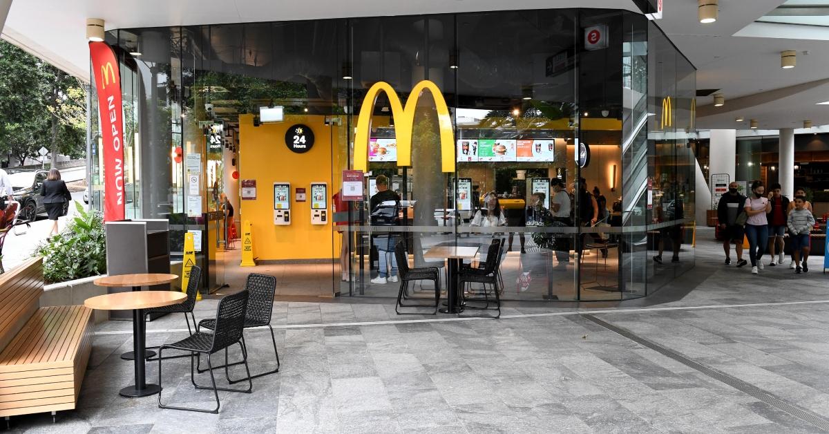 McDonalds-Restaurant in Southbank in Brisbane, Australien