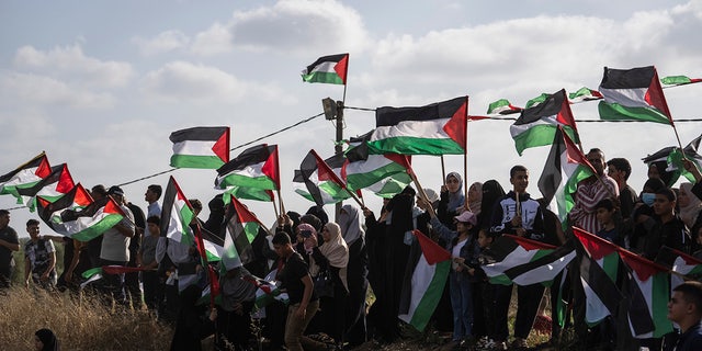 Palästinenser protestieren
