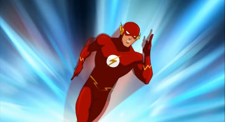 Barry Allen als Flash in "Junge Gerechtigkeit."