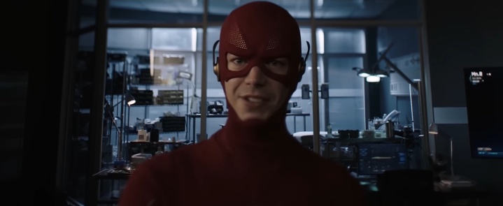 Grant Gustin als Flash in "Krise auf unendlichen Erden."