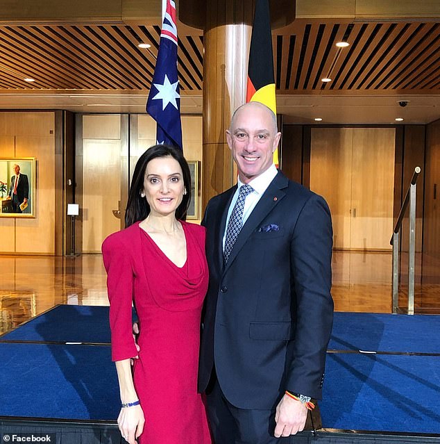 Mr Van (pictured with his wife) issued a statement on Friday stating his 'good reputation' had been 'wantonly savaged without due process or accountability'