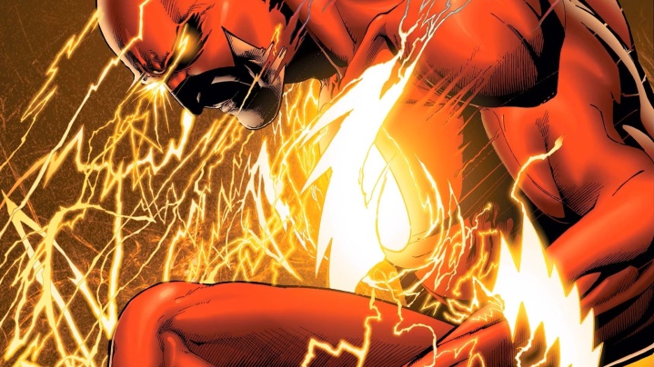 Graphic Novel-Cover für Geoff Johns The Flash: Rebirth