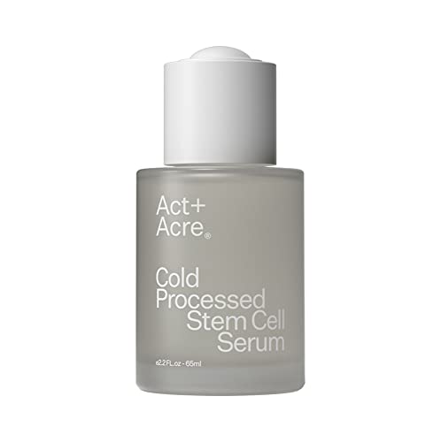 Act+Acre Cold Processed Apple Stem Cell Scalp Serum - Promotes Growth and Lessens Hair Loss - Soothes and Hydrates the Scalp - Sulphate and Paraben Free - Aloe Vera for Improved Scalp Health.