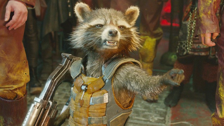 Rocket Raccoon-Punkte in Guardians of the Galaxy.