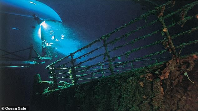 Bilder des Titanic-Wracks, die OceanGate zuvor auf einer früheren Expedition erhalten hatte