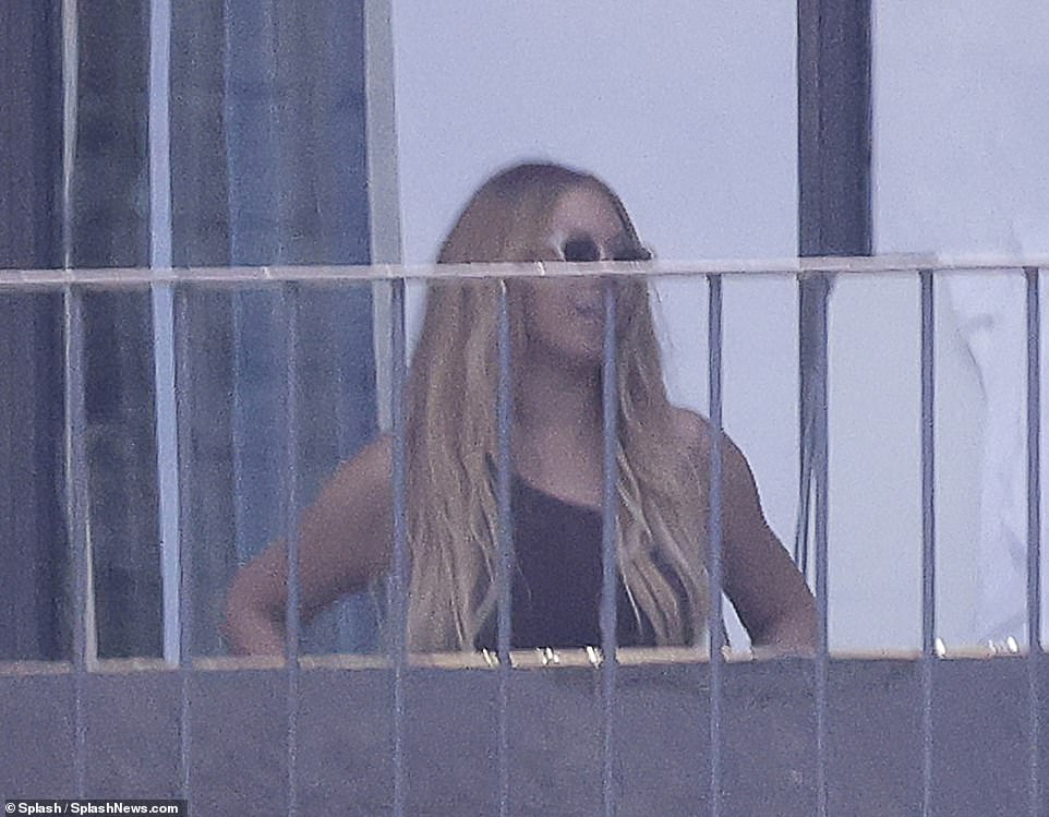 Good form: Beyonce flashed a huge smile as she appeared to be enjoying her downtime in Italy after her busy tour schedule