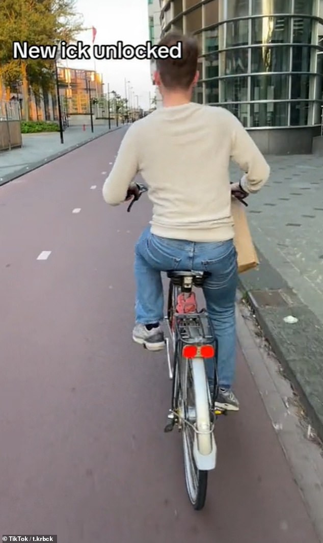 Eine namentlich nicht genannte Frau, vermutlich aus den Niederlanden, hat auf TikTok ein lustiges Video hochgeladen, das ihren Partner beim Fahrradfahren in Amsterdam zeigt und scherzte, dass seine interessante Radfahrtechnik ein Deal-Breaker für ihre Beziehung sein könnte