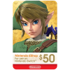 Nintendo eShop-Karte 50 $