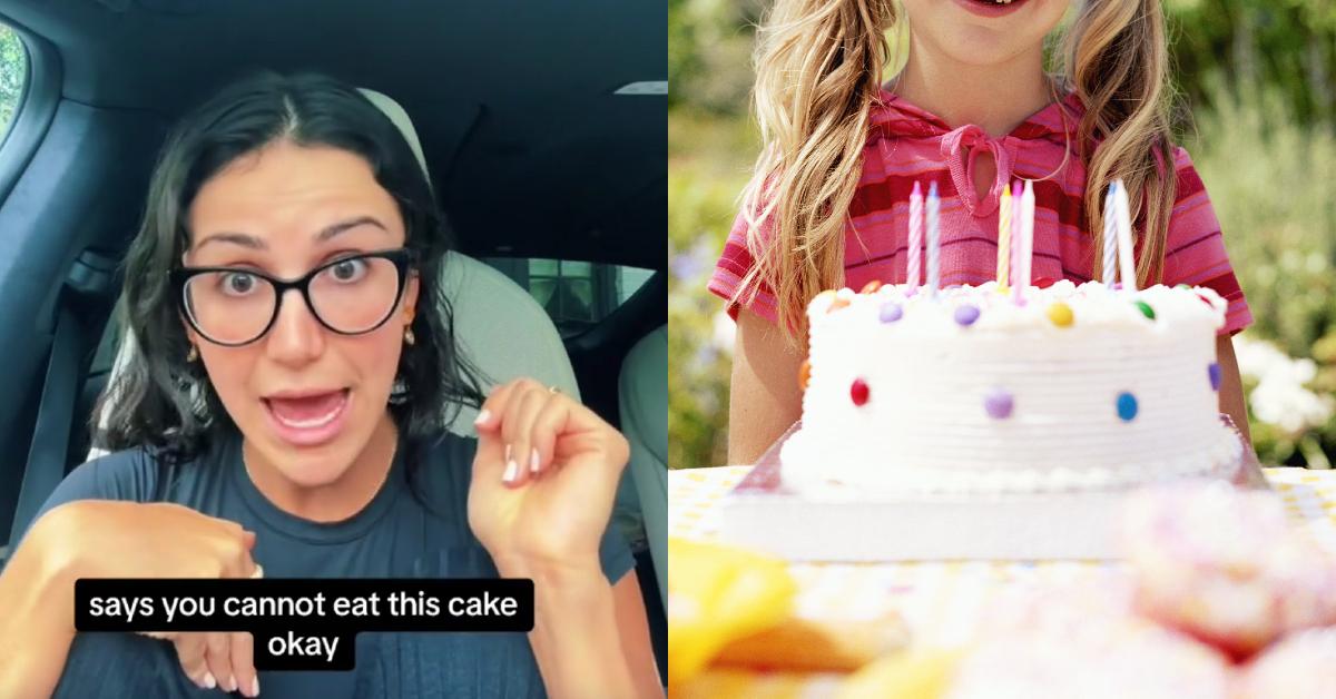 Frau beschämt kleines Mädchen, weil es versucht, auf Geburtstagsfeier Kuchen zu bekommen