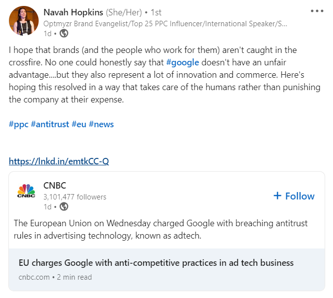 Google wurde durch EU-Entscheidung zum Verkauf eines Teils von Ad-Tech angewiesen