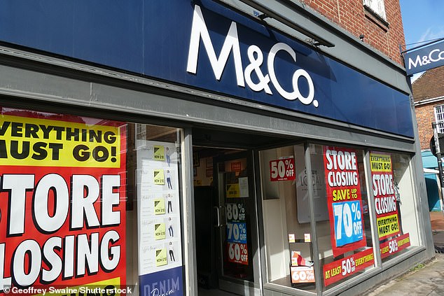 M&Co schloss die letzten seiner Filialen im April, nachdem das Unternehmen im Dezember 2022 in die Insolvenz gegangen war