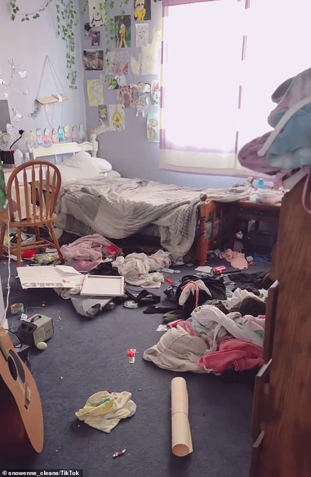 Eine hilfsbereite Mutter, die das unordentliche Zimmer ihrer Tochter im Teenageralter aufräumte, wurde als „schlechte Eltern“ kritisiert, nachdem die Verwandlung Millionen Menschen umgehauen hatte