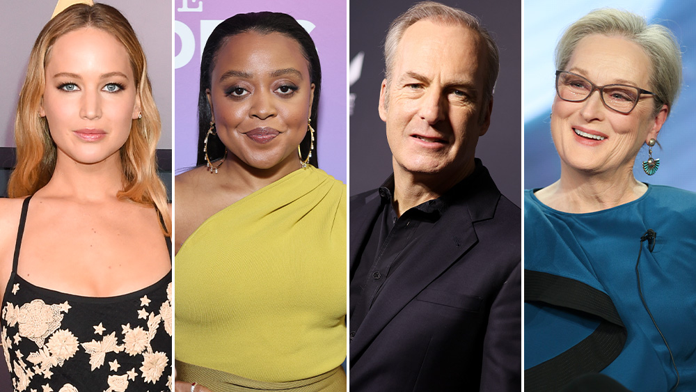 Jennifer Lawrence, Quinta Brunson, Bob Odenkirk und Meryl Streep