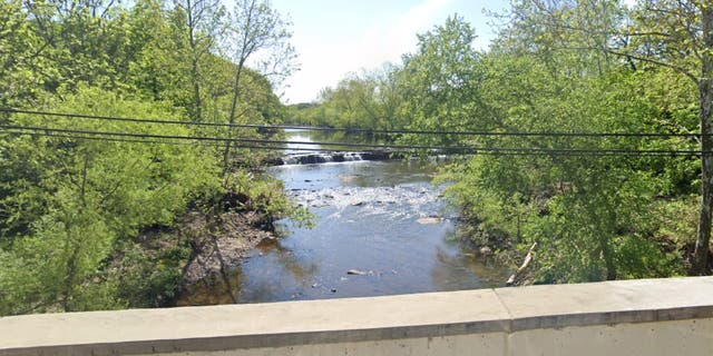 Teil des Tohickon Creek