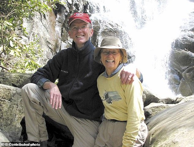 Geraldine Largay (pictured with her husband), from Brentwood, Tennessee, disappeared on July 22, 2013 after leaving the trail