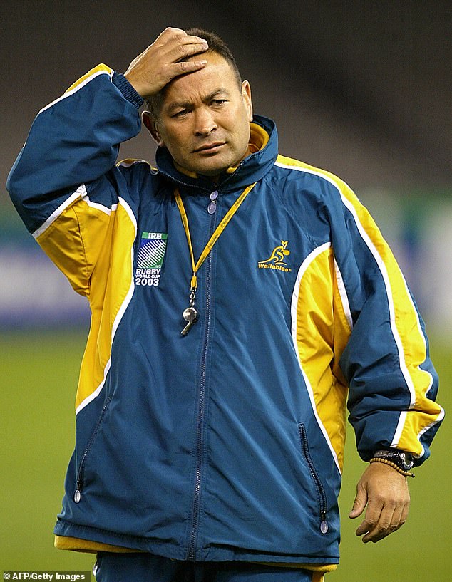 Jones war während seiner ersten Amtszeit als Wallabies-Trainer viel intensiver und kompromissloser (Bild 2003).