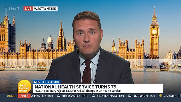 Shadow Health Secretary Wes Streeting, who has backed using the private sector to bolster the NHS, echoed calls for reform to make the service sustainable for the long term