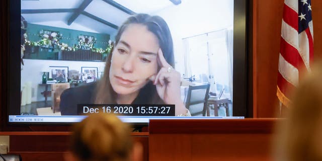 Laura Wasser in einer Videoaussage während des Prozesses gegen Johnny Depp