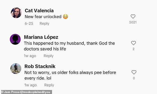 TikTok-Benutzer waren von Herrn Romanos Video schockiert und nutzten die Kommentare, um ihre eigenen Erfahrungen zu teilen
