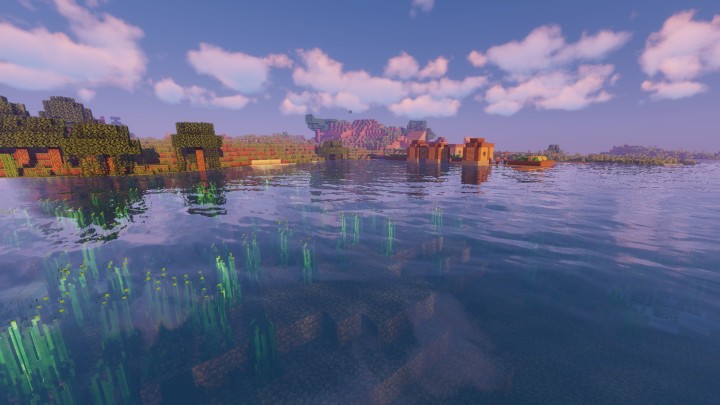 Minecraft aus Wasser.