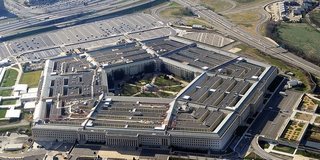 Ein Luftbild des Pentagons