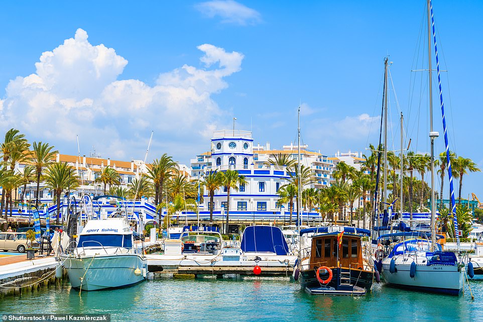 'Praised for its "unspoilt old town", Estepona (pictured) was awarded five stars for its palm-fringed promenade and for the opportunity to enjoy some peace and quiet,' Which? said
