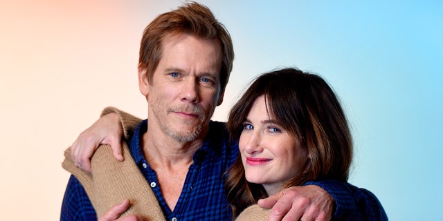 Kevin Bacon and Kathryn Hahn promoting "I Love Dick" at Sundance in 2017