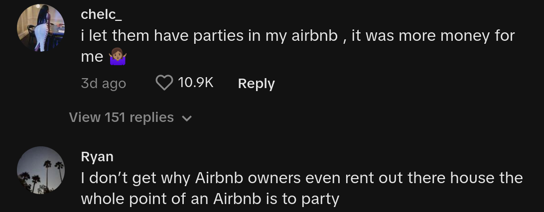 Airbnb-Gastgeber erwischt Gäste beim Laufen im Club