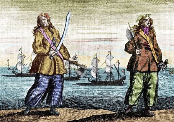 Die Pirateninnen Mary Read und Anne Bonny aus dem 18. Jahrhundert