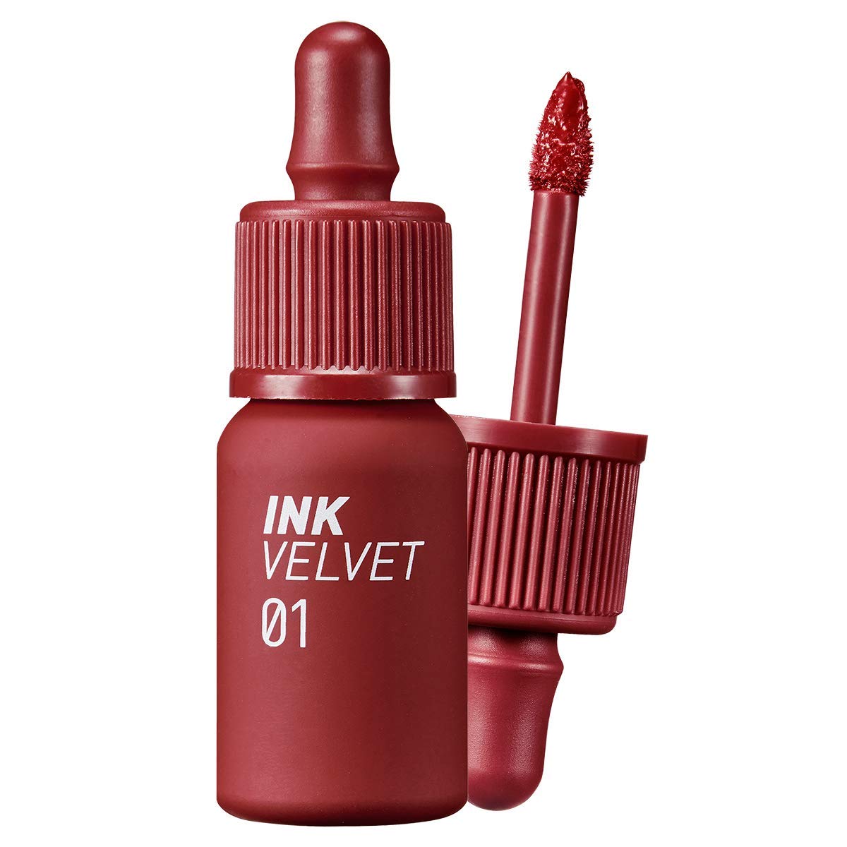 Peripera Ink the Velvet Lip Tint im Farbton 01 auf weißem Hintergrund