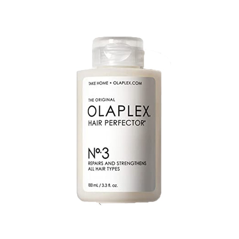 Die Olaplex Hair Perfector No. 3 Repairing Treatment auf weißem Hintergrund