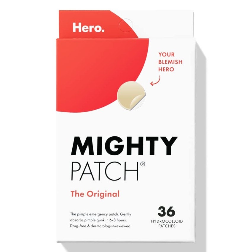 Hero Cosmetics Mighty Patch Original weiße und rote Box auf weißem Hintergrund
