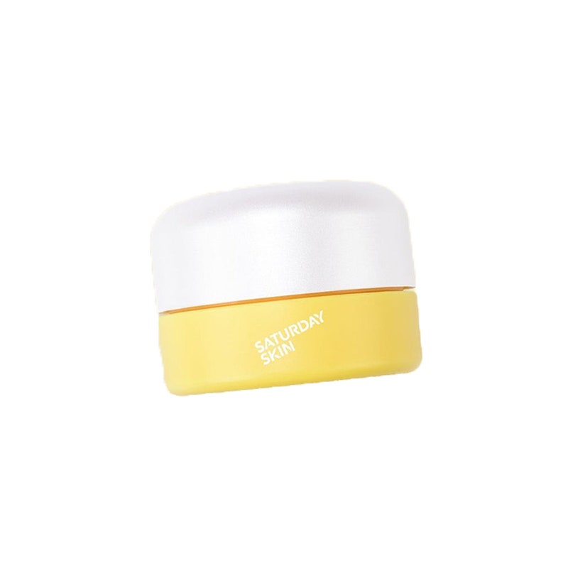 Die Saturday Skin Yuzu Vitamin C Bright Eye Cream auf weißem Hintergrund