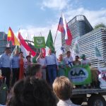 In Straßburg kommt es zu rivalisierenden Protesten gegen das EU-Naturschutzgesetz