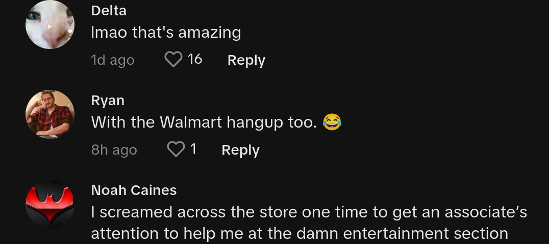 Walmart-Kunde nutzt Lautsprecher