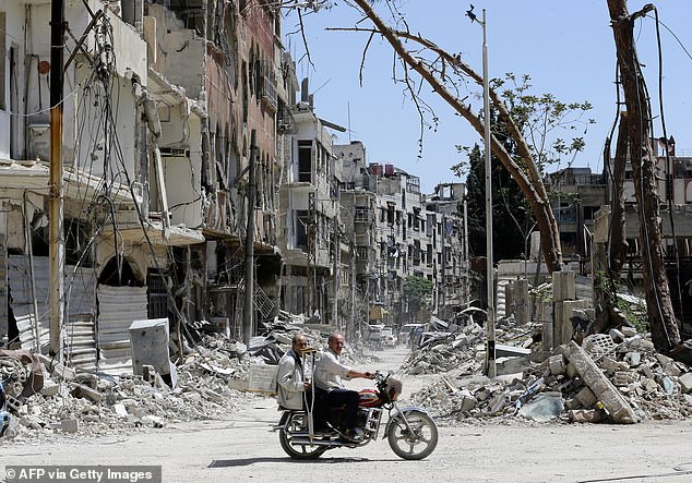 Damaskus, Syrien, ist nur einer der Orte, an denen Sie unterwegs in ein Kriegsgebiet geraten