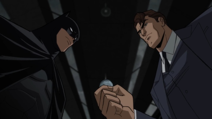 Batman und Harvey Dent rein "Batman: Das lange Halloween – Teil 1."
