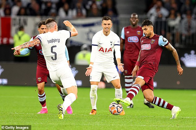 Tottenham verlor in einem Freundschaftsspiel in Postecoglus erstem Spiel als Trainer mit 2:3 gegen West Ham