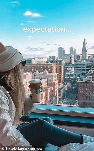 Kayla Krasnow drückte ihre Enttäuschung aus, nachdem sie in einem CitizenM-Hotel in Boston eingecheckt hatte und dieses den Werbefotos nicht gerecht wurde