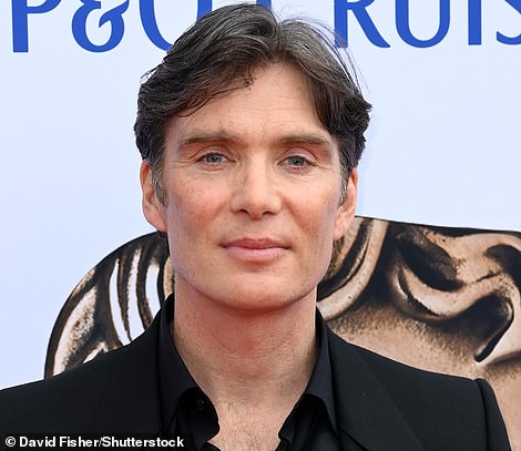 Cillian Murphy (shown above in May 2023 at the BAFTAs in London, UK) was eating just one almond a day as he transformed his body to play J Robert Oppenheimer, the scientist who developed the atomic bomb.