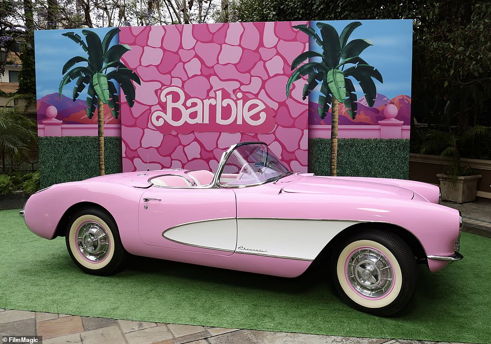 The 1956 model was Barbie's first of many Corvettes and is the one that will feature in the new movie starring Margot Robbie