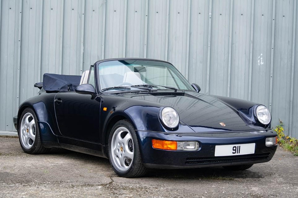 Want a 964 911 Cabriolet today? Expect to pay around $63,000 ($50,000) for an excellent-condition example, says Hagerty