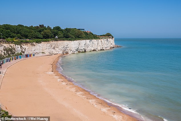 STONE BAY, BROADSTAIRS, KENT: A lesser-known beach on the Kentish coast, Stone Bay is popular with families and is known for rock-pooling, according to Visit Kent